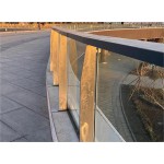 Glass guardrails